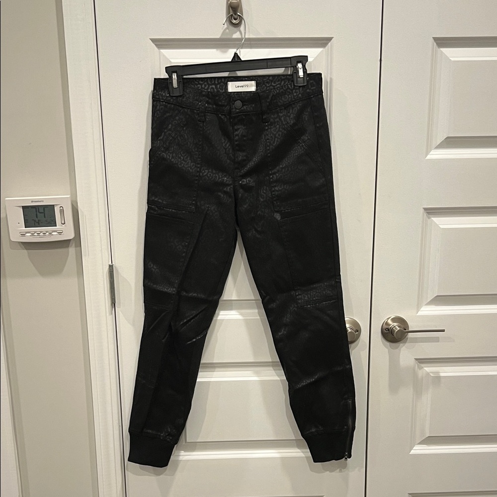Level 99 Women's Black Track Pants